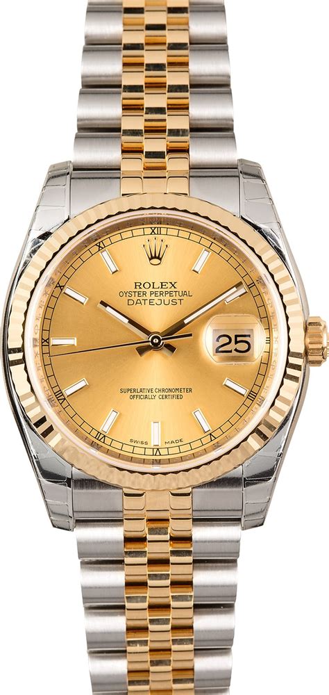 datejust two tone 36